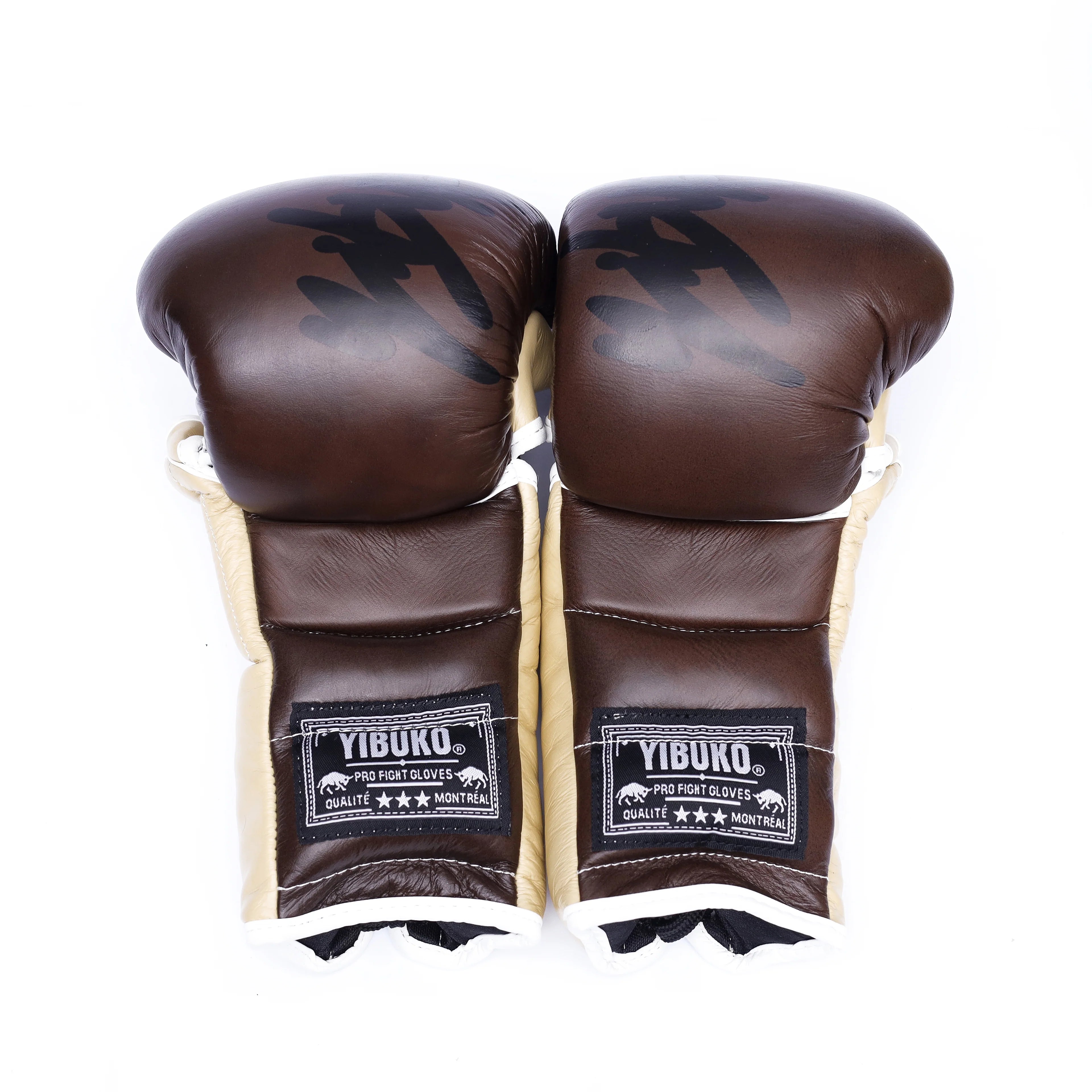 Yibuko LACE-UP MMA GLOVE Coffee