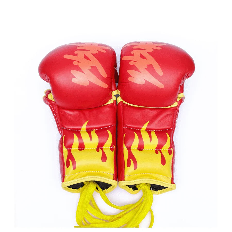 Yibuko LACE-UP MMA GLOVE RED HOT