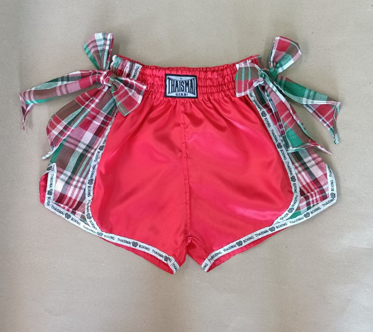 ThaiSmai Women's Plaid Bow Thai Shorts