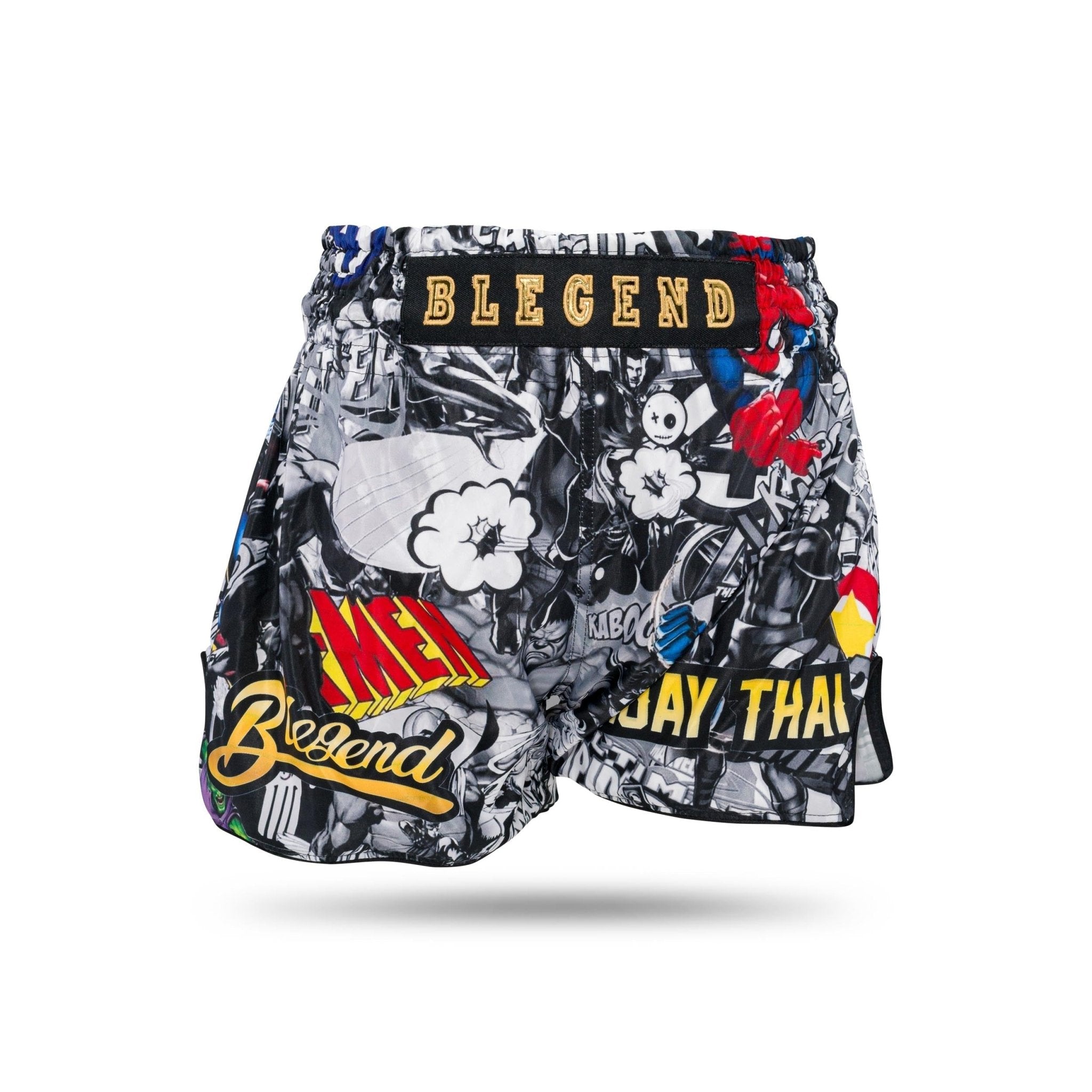Blegend Comic Muay Thai Shorts - OTM Fight ShopBlegend