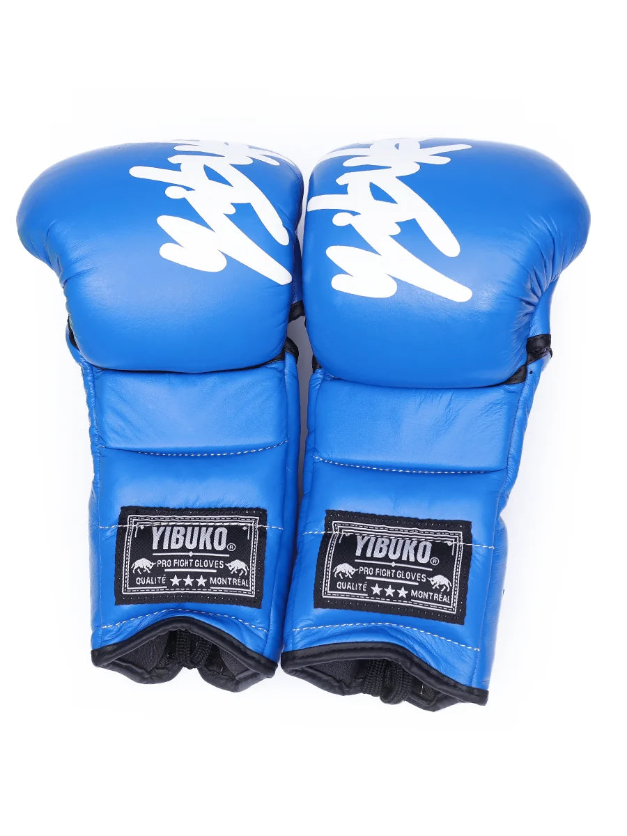 Yibuko LACE-UP MMA GLOVE Blue