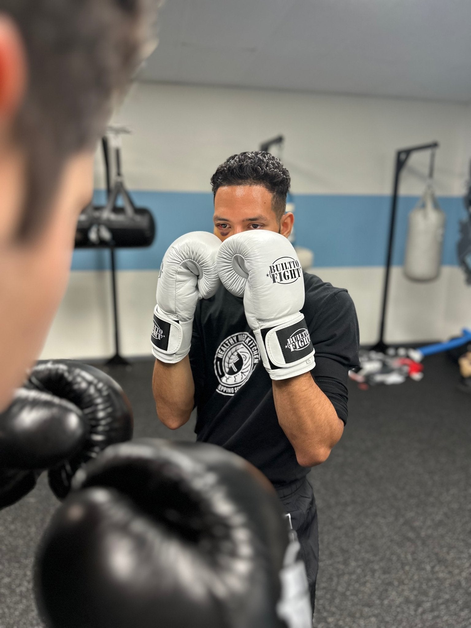 BTF Premium H&L Boxing Gloves White - OTM Fight ShopOTM Fight Shop