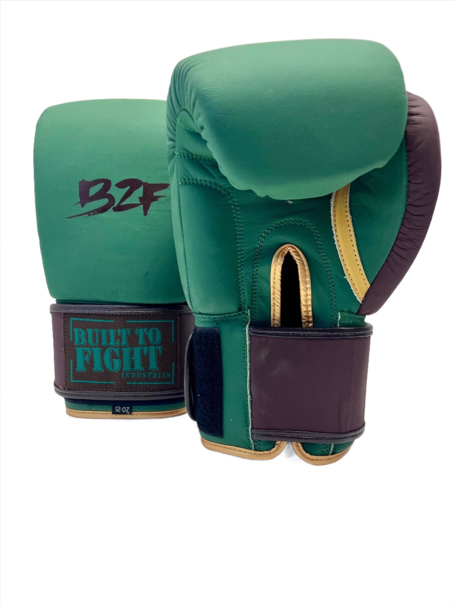 Built To Fight Thai Style Boxing Gloves green Muay Thai edition