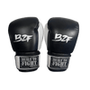 BTF Thai Style Boxing Gloves Black/White - OTM Fight ShopBuilt To Fight