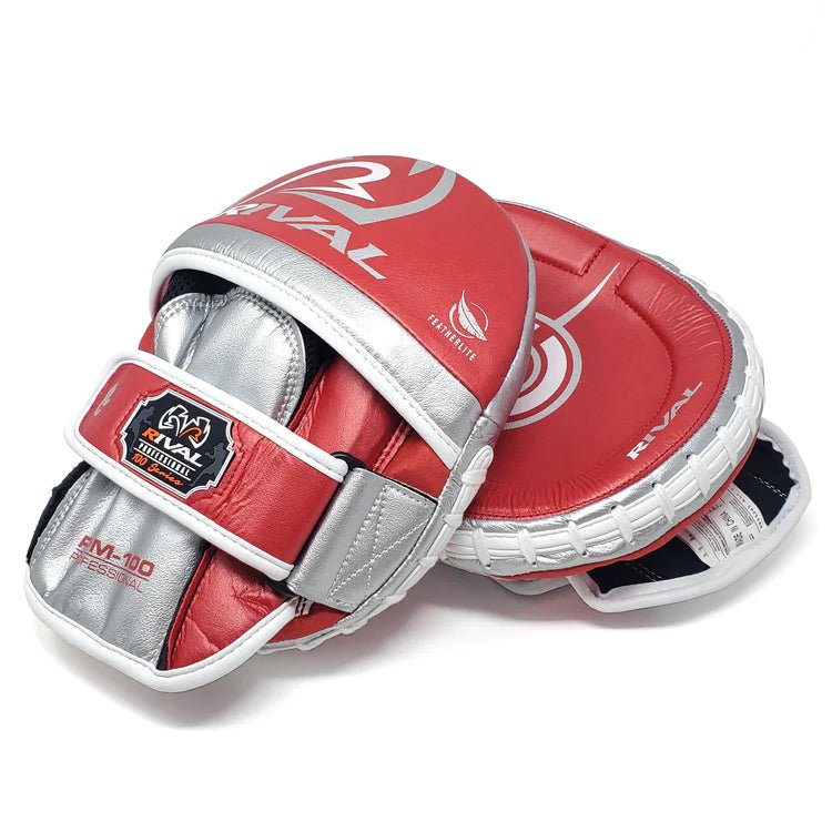 RIVAL RPM100 PROFESSIONAL PUNCH MITTS RED - OTM Fight ShopRival