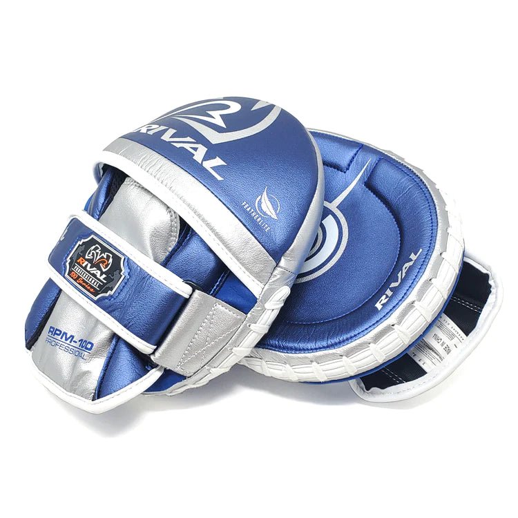 Rival RPM100 Professional Punch Mitts blue edition