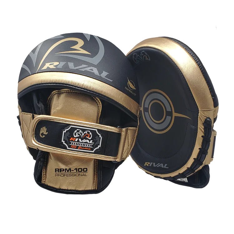 Rival RPM100 Professional Punch Mitts gold edition