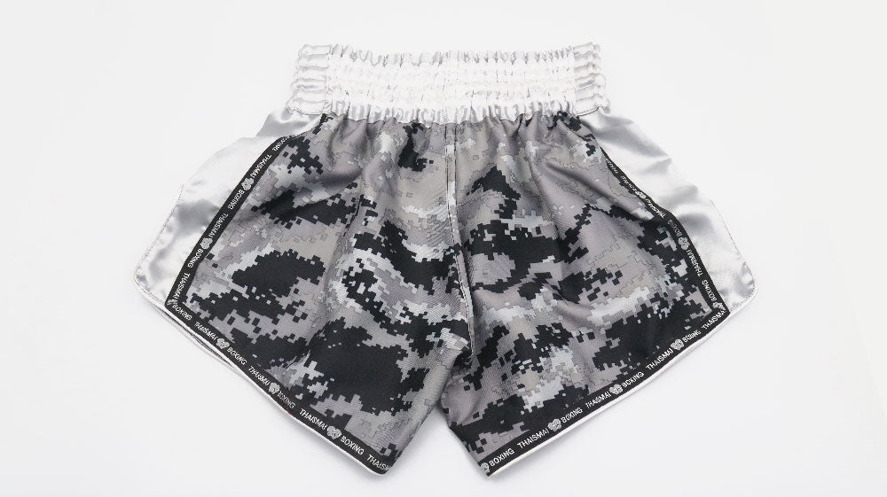 ThaiSmai Gray Camo Muay Thai Short - OTM Fight ShopThaiSmai