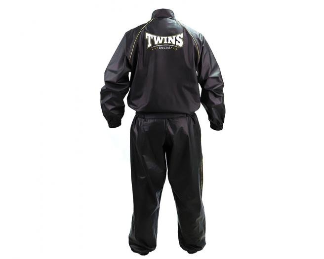 TWINS SPECIAL サウナスーツ Lサイズ ブラック Twins Sauna Suit – Sweat More During Training – OTM Fight Shop