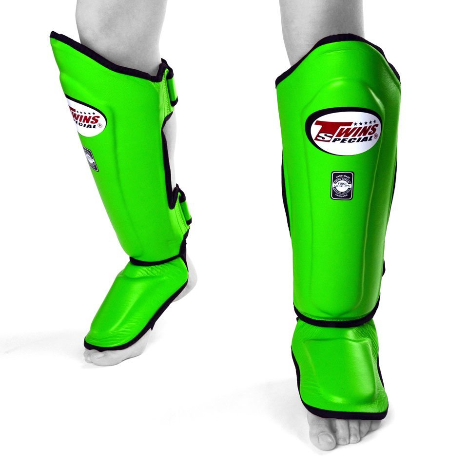Twins SGL10 Double Padded Leather Shin Pads - OTM Fight ShopTwins Special