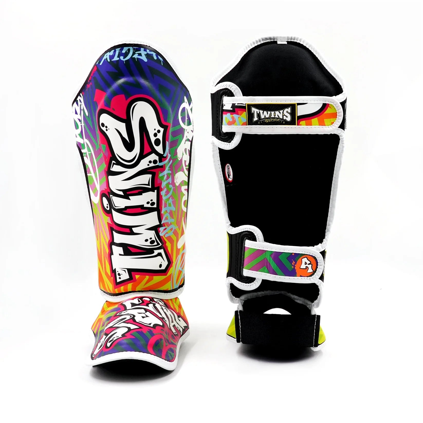 Twins Special Shin Guards FSGL10-68 Graffiti - OTM Fight ShopTwins Special
