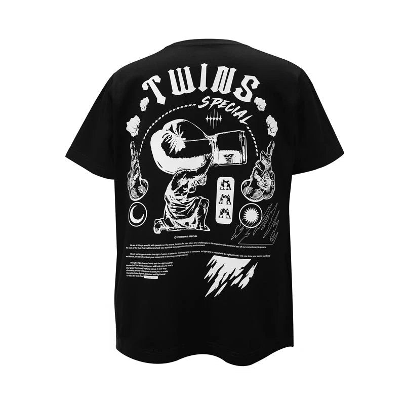 Twins Special T-shirt 02 Glove Kneel - OTM Fight ShopTwins Special