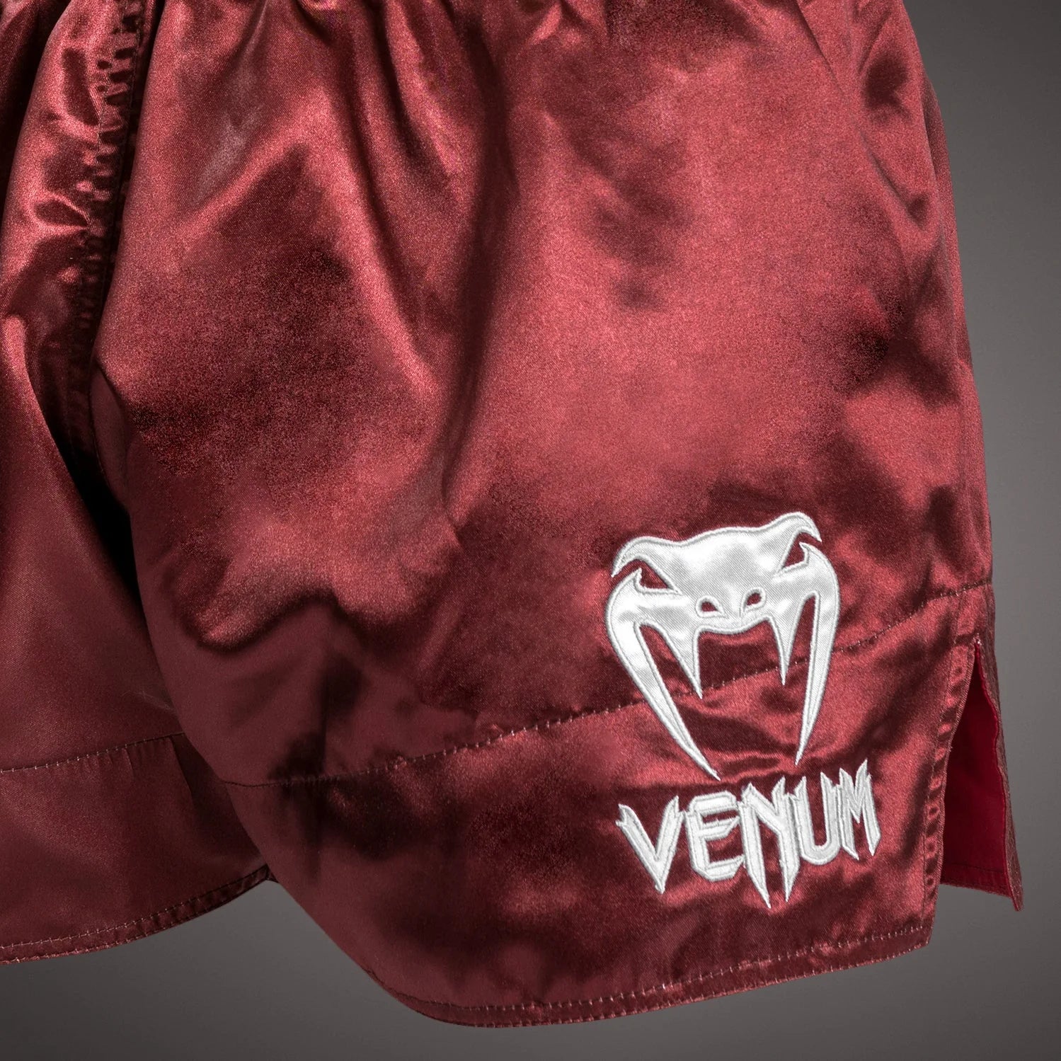 Venum Classic Muay Thaï Short - Burgundy/Gold/White - OTM Fight ShopVenum