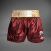 Venum Classic Muay Thaï Short - Burgundy/Gold/White - OTM Fight ShopVenum