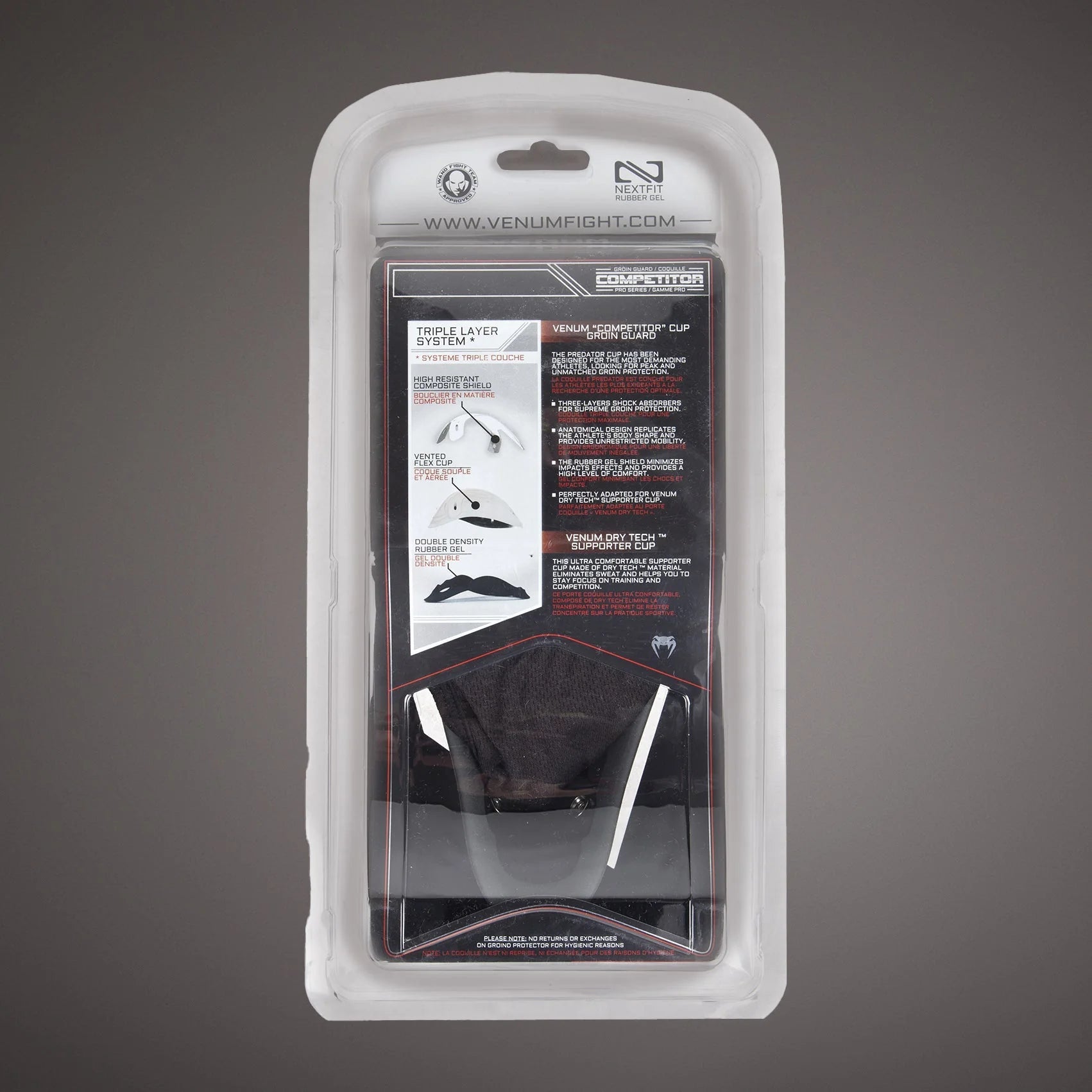 Venum Competitor Groin Guard & Support - Silver Series - OTM Fight ShopVenum