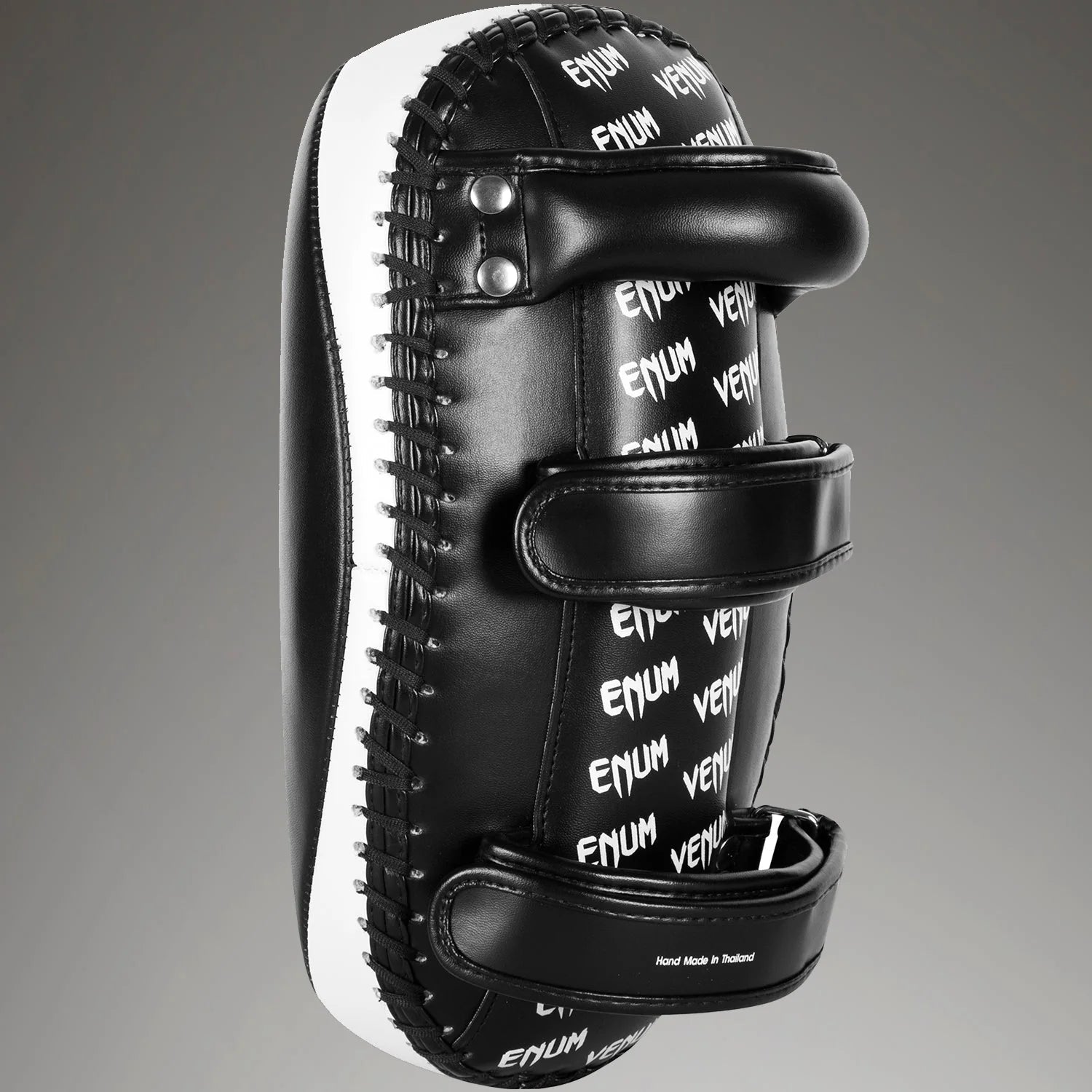 Venum Light Kick Pads - Skintex Leather - Black/Ice (Pair) - OTM Fight ShopVenum
