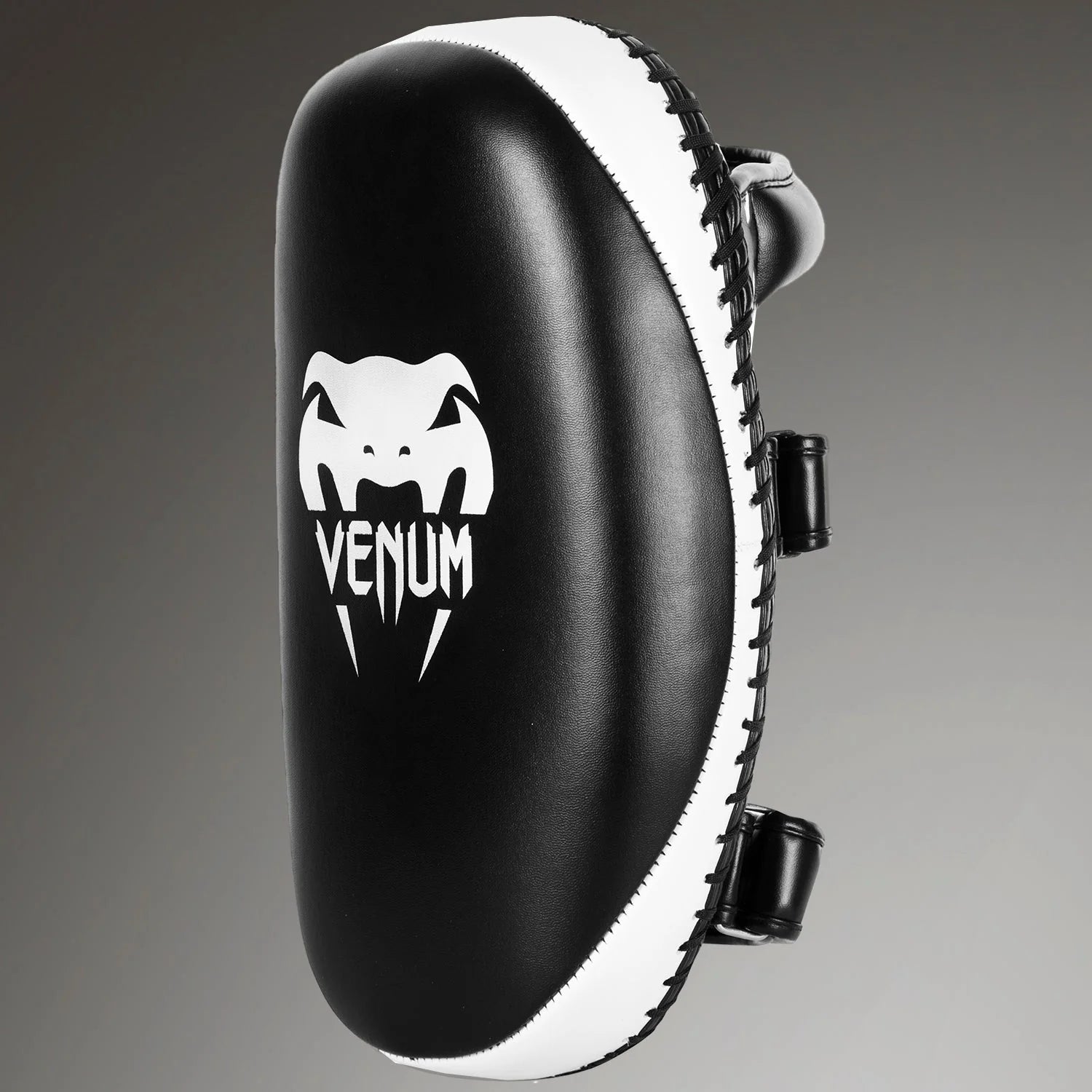 Venum Light Kick Pads - Skintex Leather - Black/Ice (Pair) - OTM Fight ShopVenum