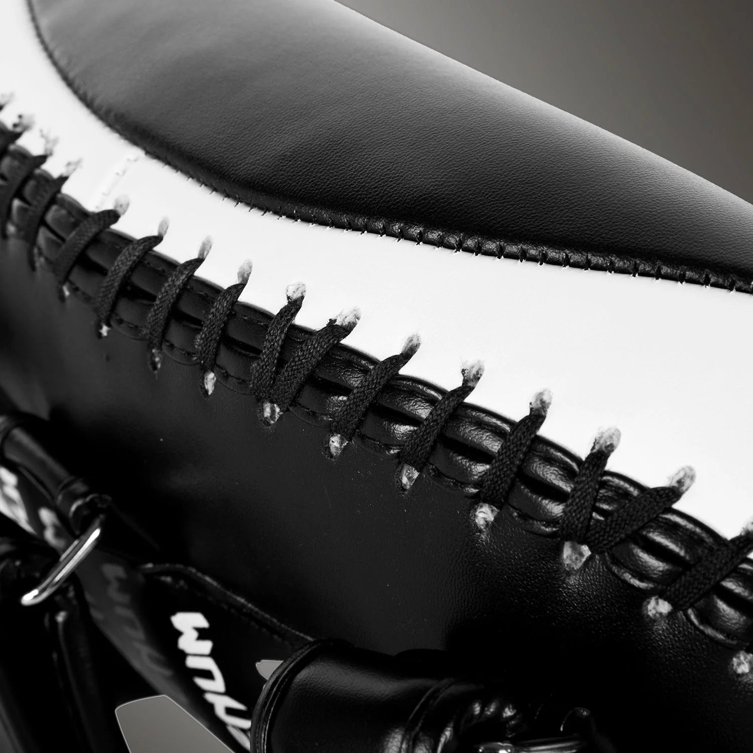 Venum Light Kick Pads - Skintex Leather - Black/Ice (Pair) - OTM Fight ShopVenum