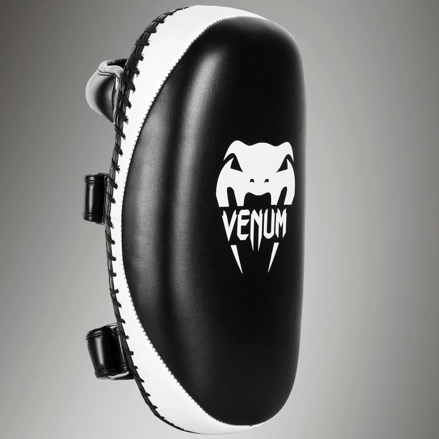 Venum Light Kick Pads - Skintex Leather - Black/Ice (Pair) - OTM Fight ShopVenum