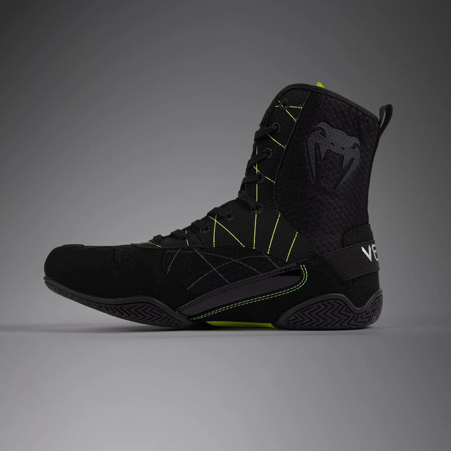 Venum Training Camp 4.0 Boxing Shoes - Black/Neon Green - OTM Fight ShopVenum