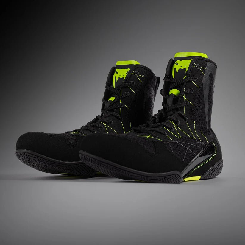 Venum Training Camp 4.0 Boxing Shoes - Black/Neon Green - OTM Fight ShopVenum