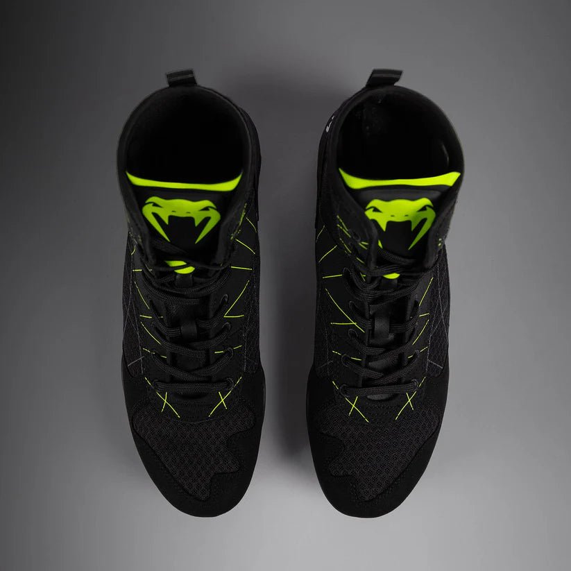 Venum Training Camp 4.0 Boxing Shoes - Black/Neon Green - OTM Fight ShopVenum