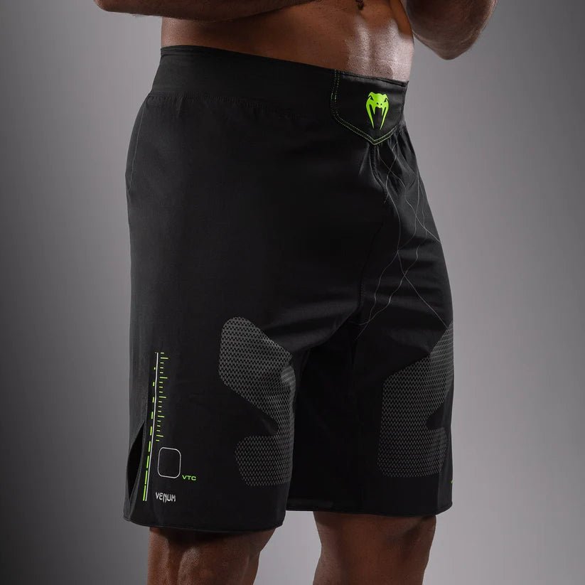 Venum Training Camp 4.0 Fight Short - Black/Neon Green - OTM Fight ShopVenum