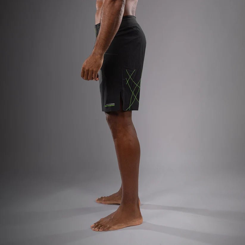 Venum Training Camp 4.0 Fight Short - Black/Neon Green - OTM Fight ShopVenum