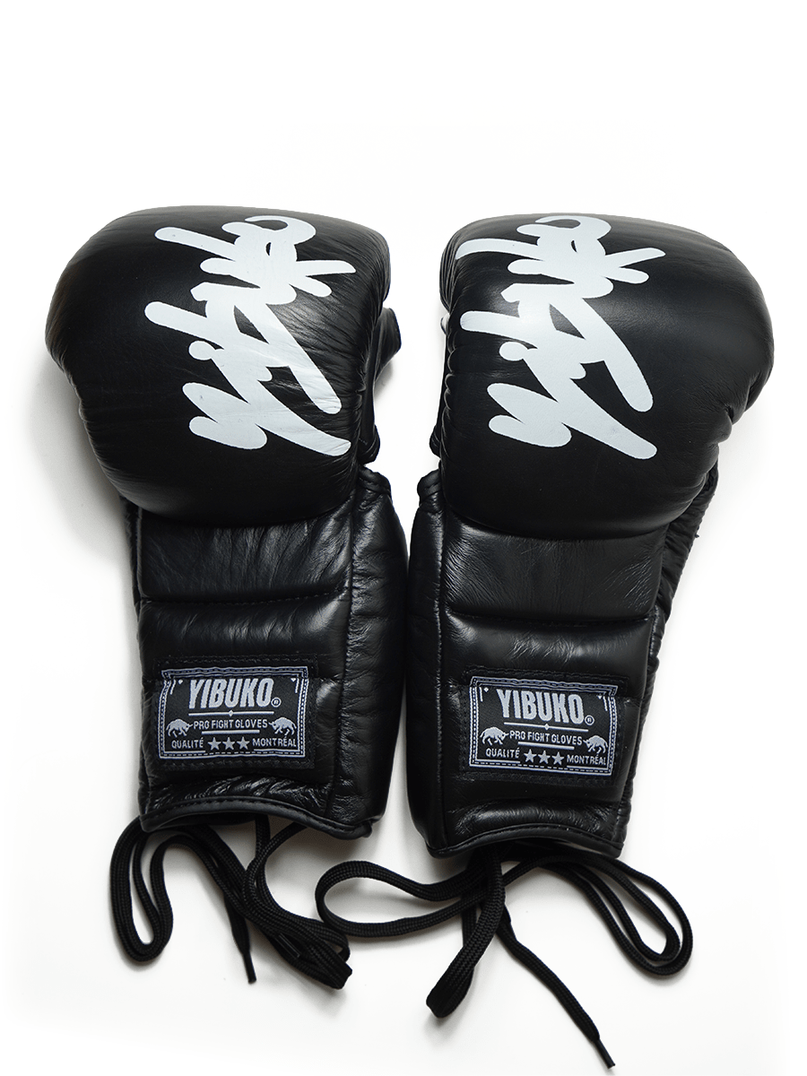 Yibuko LACE - UP MMA GLOVE BLK/WHT - OTM Fight ShopYibuko