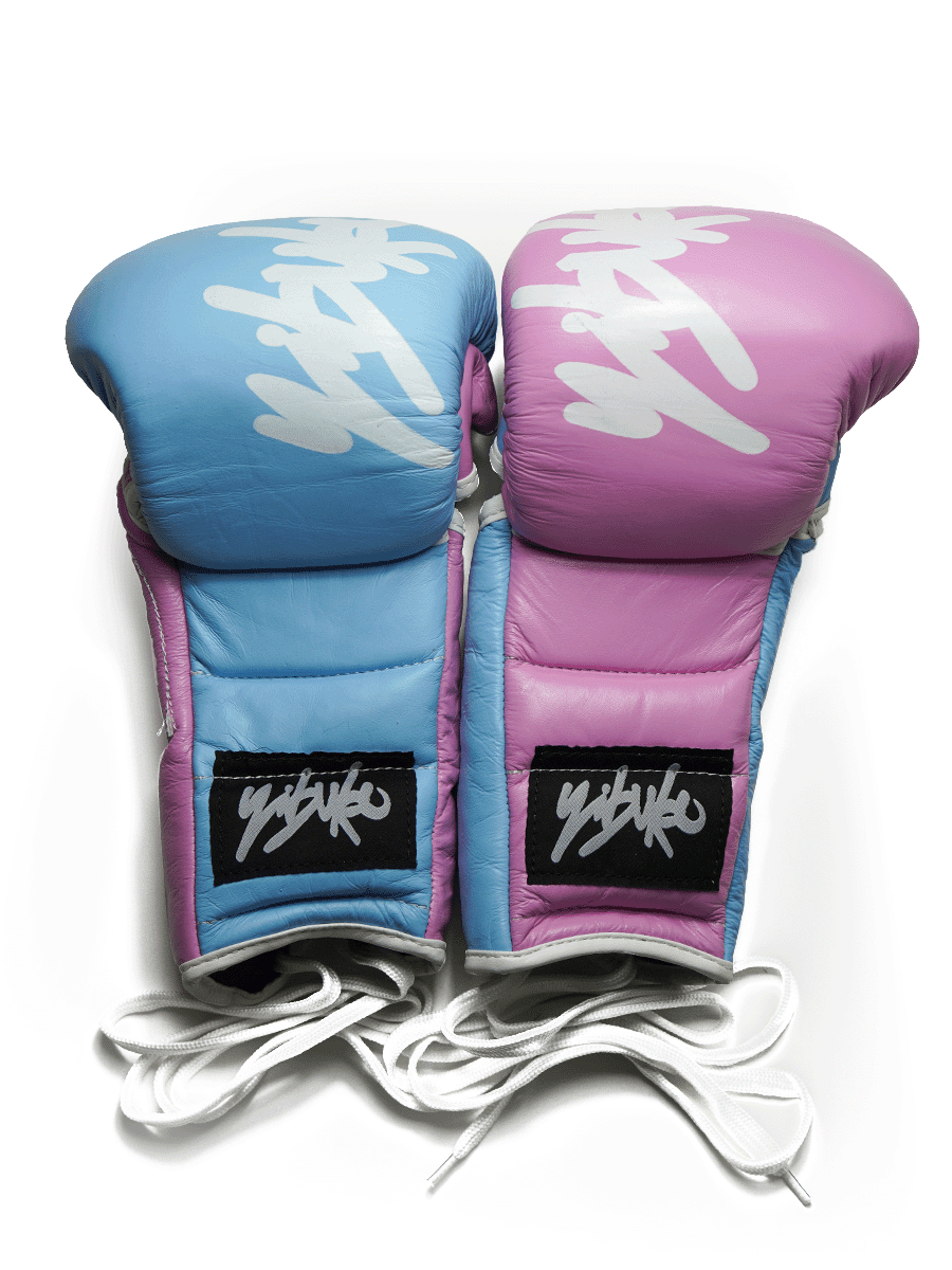 Yibuko LACE - UP MMA GLOVE Bubble Gum - OTM Fight ShopYibuko