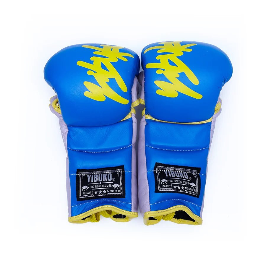 Yibuko LACE-UP MMA GLOVE Cobalt - OTM Fight ShopYibuko