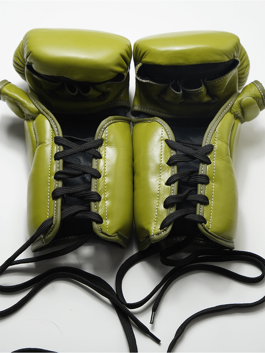 Yibuko LACE - UP MMA GLOVE GLD/OLV - OTM Fight ShopYibuko