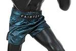 Fairtex Stealth Grayish Green Slim Cut Muay Thai Boxing Short