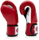 Fairtex [BGV1] Red/ White/Black Muay Thai Boxing Gloves
