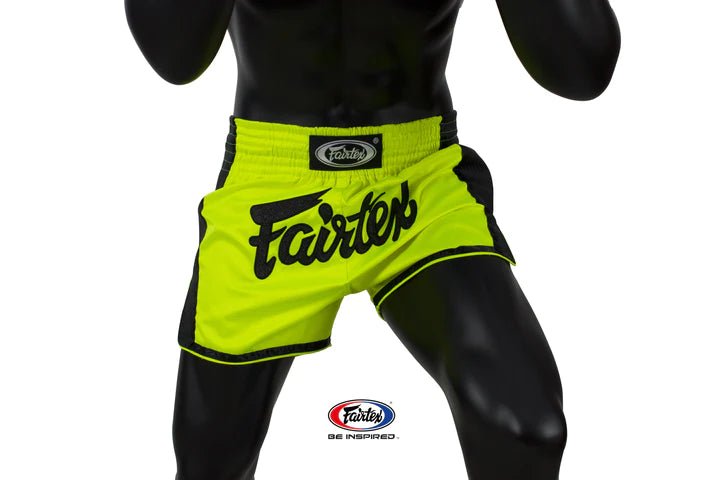 Fairtex Lime Green Slim Cut Muay Thai Boxing Short - OTM Fight ShopFairtex