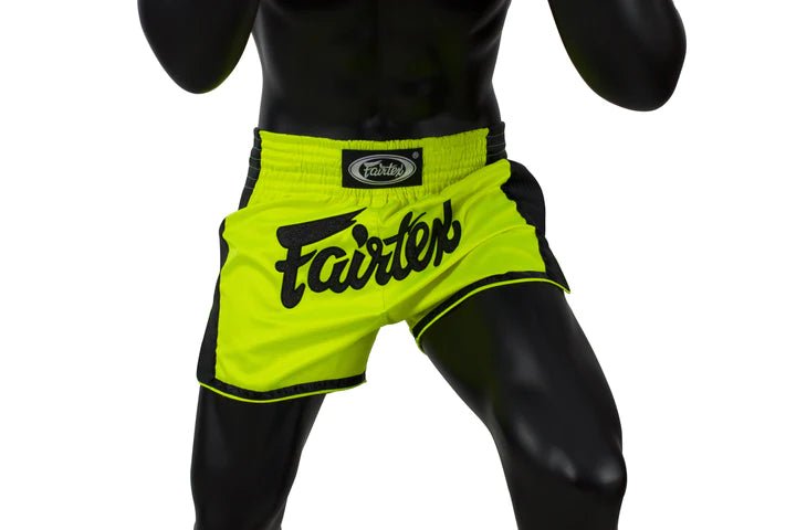 Fairtex Lime Green Slim Cut Muay Thai Boxing Short - OTM Fight ShopFairtex