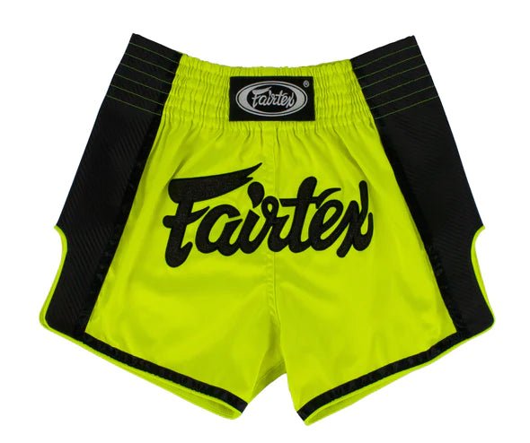 Fairtex Lime Green Slim Cut Muay Thai Boxing Short - OTM Fight ShopFairtex