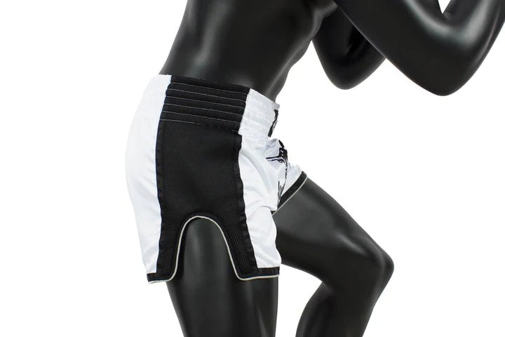 Fairtex White Slim Cut Muay Thai Boxing Short - OTM Fight ShopFairtex