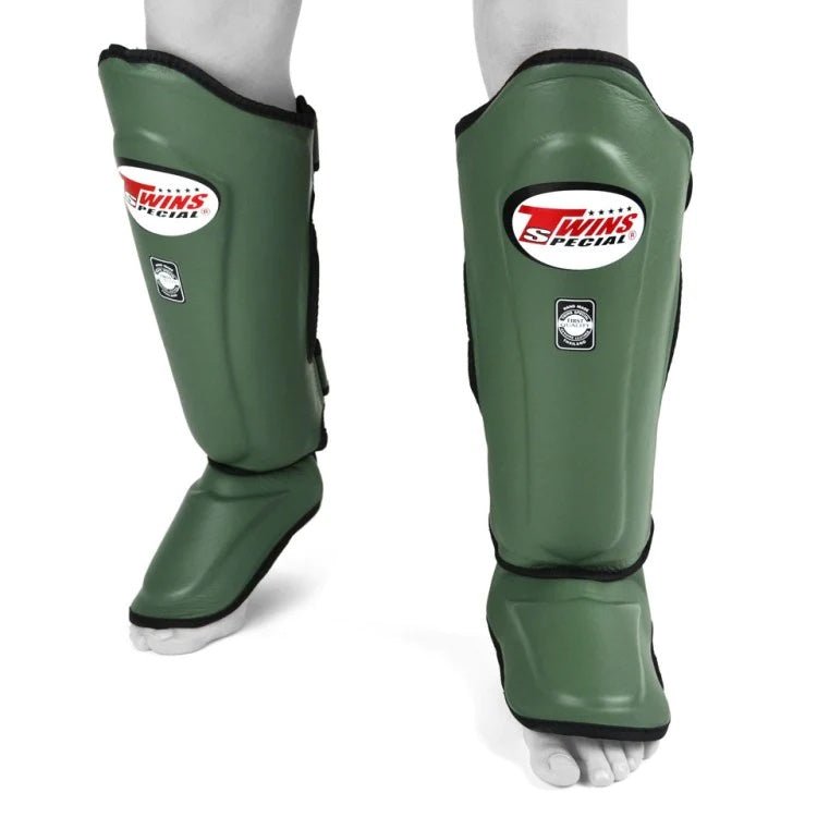 Twins SGL10 Double Padded Leather Shin Pads - OTM Fight ShopTwins Special
