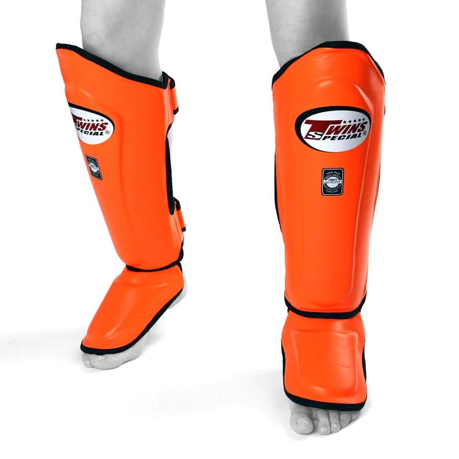 Twins SGL10 Double Padded Leather Shin Pads - OTM Fight ShopTwins Special