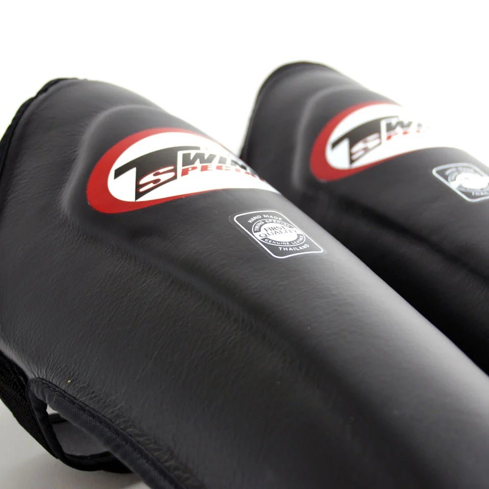 Twins SGL10 Double Padded Leather Shin Pads - OTM Fight ShopTwins Special