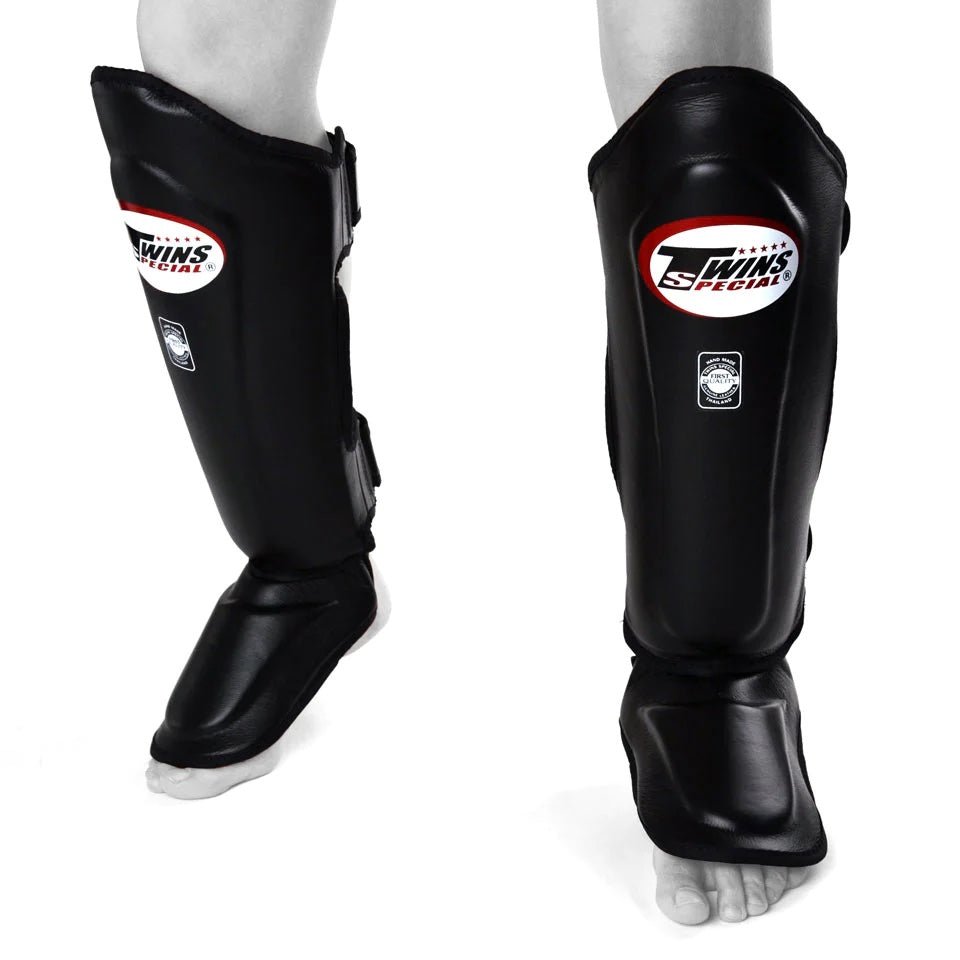 Twins SGL10 Double Padded Leather Shin Pads - OTM Fight ShopTwins Special